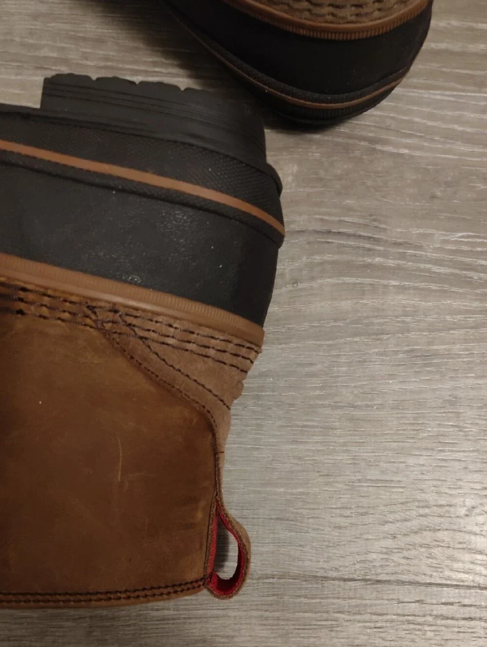 UGG Men's Brown and Black Waterproof Duck Boots